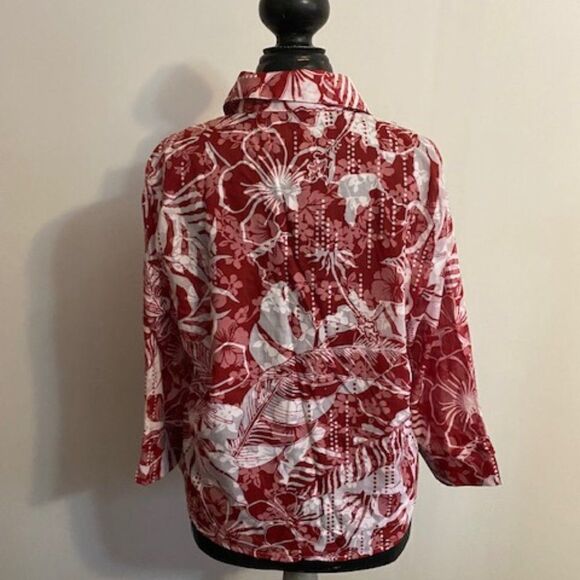 Draper's & Damon's blossom bloom button down, size P/L - Picture 2 of 3